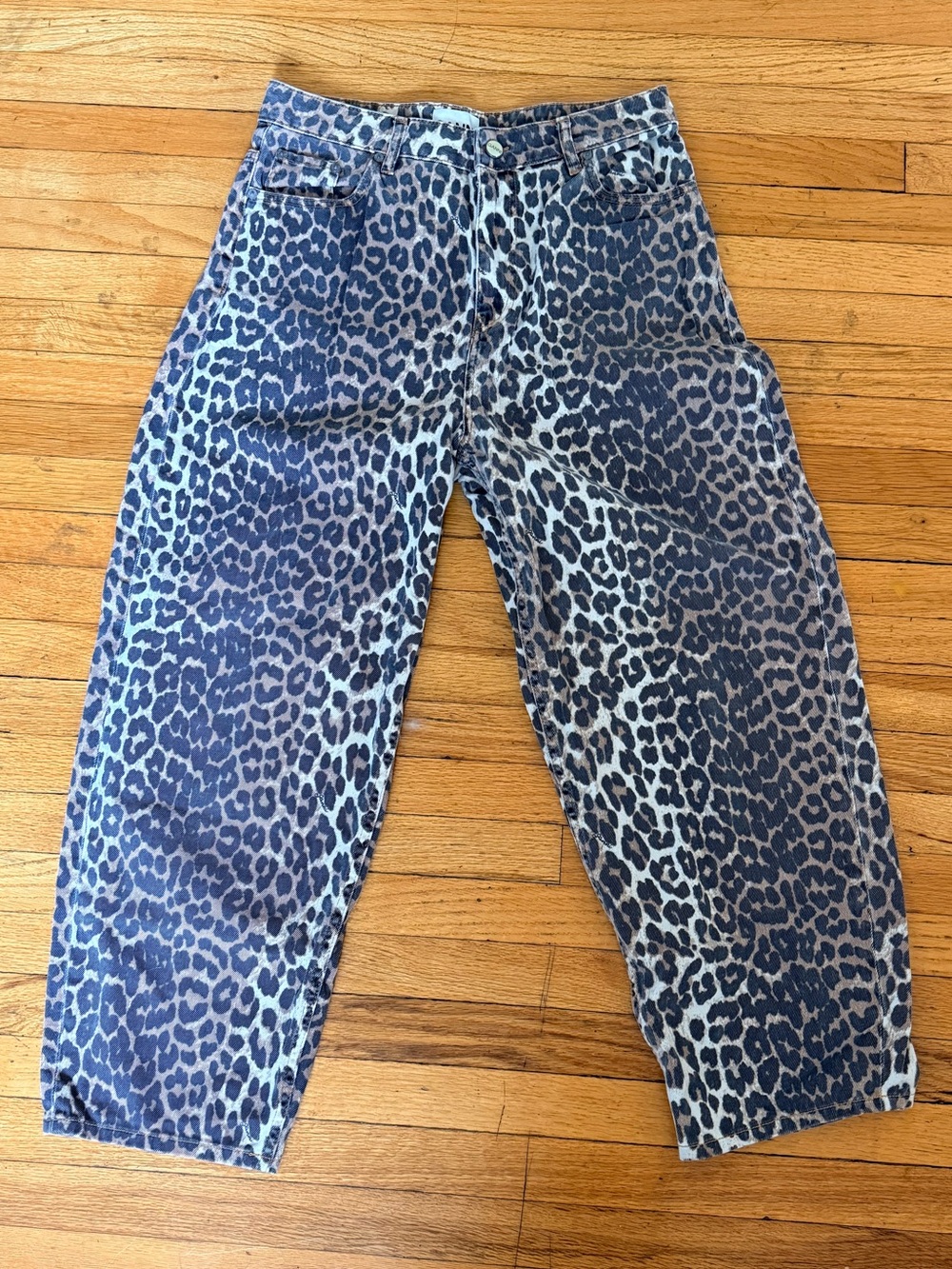 Ganni leopard Stary jeans